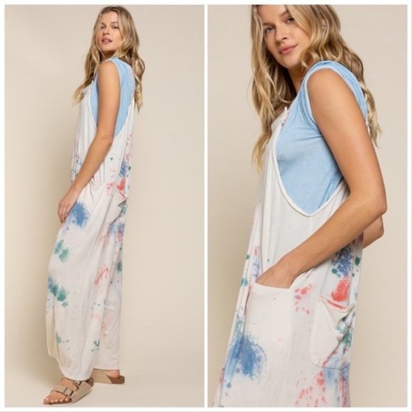 POL Paint the Town Dyed Overalls - Picture 8 of 14